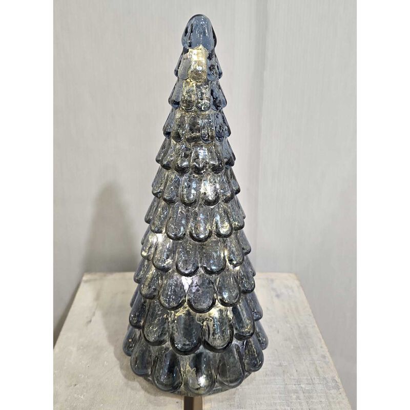 Stellar Haus 16cm Blue Frost Drop Tree image number 1